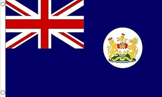 FlagSuperstore Hong Kong Old Flag - 5 x 3 FT - New 100% Polyester with Eyelets