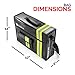 Upgraded Fireproof & Waterproof Document Bag – Lockable 17”x 12”x 5” with Wallet Protector - Reflective to Find Fast at Night – Shield Documents & Valuables from Fire & Water - Firefighter Designed