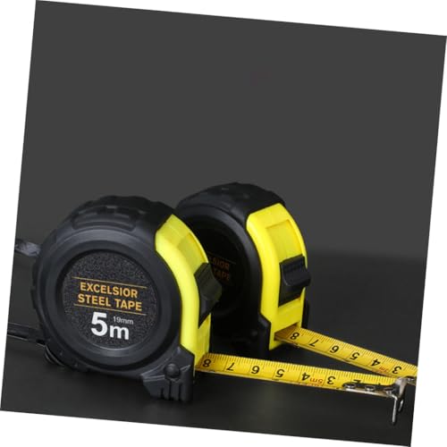 Set de 2 cintas métricas retráctiles de 5 m con escala en pulgadas miniatura 6