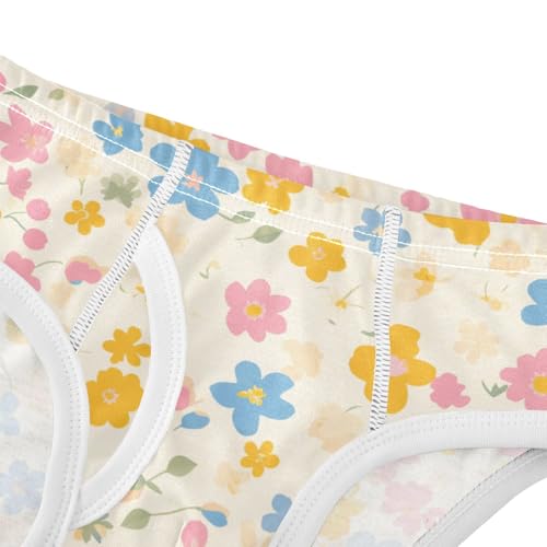 KLL Ditsy Floral Toddler Boy Pure Cotton Nighttime Underwear Breathable Children Panties4