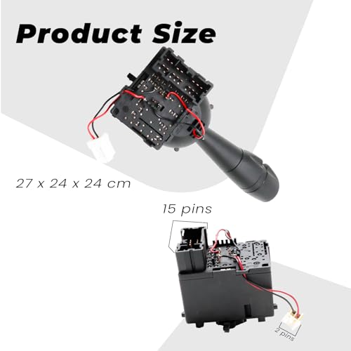 Suolron Interrupteur de colonne de direction 7 broches pour Clio 4 Duster 2010-2018 LODGY feux antibrouillard, clignotants, interrupteur de lumière clignotant, 255403601R, 255404709R, 8201167977 – vue 4