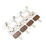 ZEHYDDM Pastillas de Freno 4 Pares de Freno de Disco de Bicicleta/Ajuste para Shimano M515, M525, M4050, C501, C601, M355, M375, M395, M415, M416, M445, Freno de Disco M446