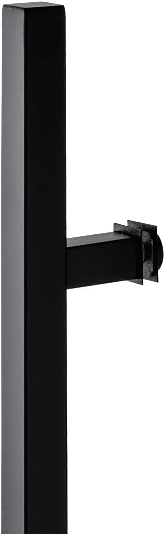 Prima Decorative - Door Pull Handle Square 24″ Single Side Stainless Steel 304, Black