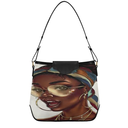Sac à main pour femme en cuir PU bandoulière amovible motif dessin animé tendance