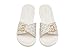 Michael Kors Women's MK Pool Slides Vanilla 9 Medium