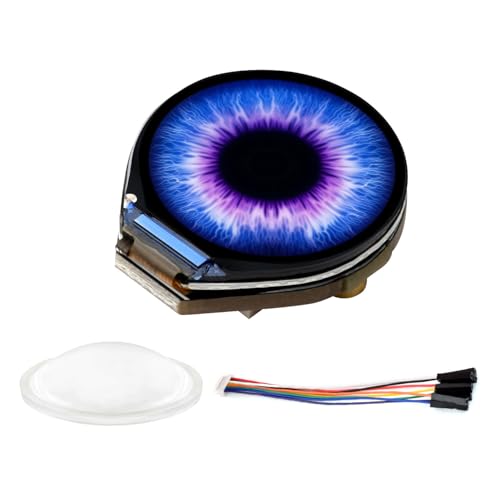 Waveshare 0.71inch Round LCD Display Module, IPS Panel, 160×160 Resolution, SPI Interface, 65K Colors, Embedded GC9D01 Driver