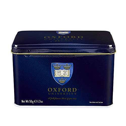 University of Oxford boîte à thé avec 40 sachets de thé English Breakfast Cover