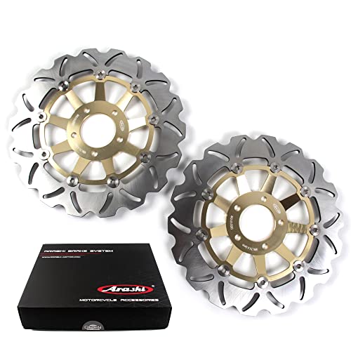 Disques de frein avant contre les vibrations moto GSF1200 Bandit et GSX1200 Inazuma l'or