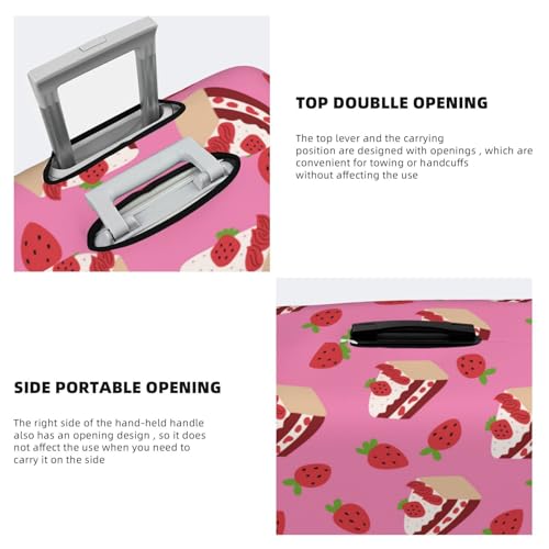 Travel Luggage Cover - Cute Strawberry No.1110 Washable Suitcase Covers Protector Fits 18-32 Inch Luggage3