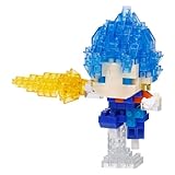 nanoblock - Dragon Ball Super - Super Saiyan God Super Saiyan Vegito, Character Collection Series Building Kit