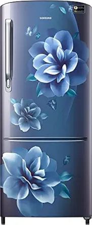 Samsung 183 L, 3 Star, Digital Inverter, Direct-Cool Single Door Refrigerator (RR20C2723CU/NL, Camellia Blue, 2023 Model)