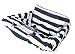 Lumiere Shopping Cart Cover for Baby - Universal Fit, "Roll-in" Style Pouch, 360 Germ Protection, Machine Washable (Black & White Stripe)