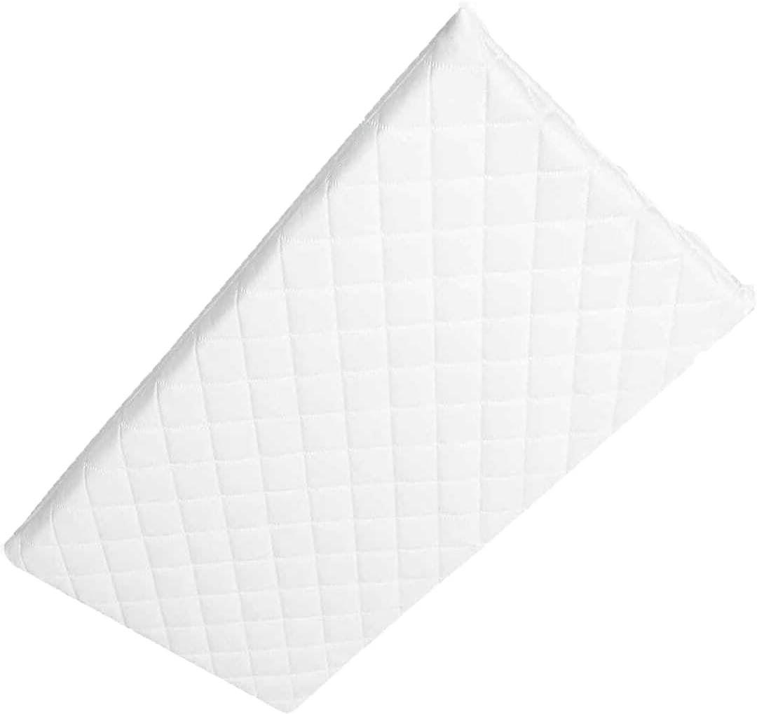 AMANSTYLE LTD Next to Me Deluxe Crib Mattress Compatible Bedside Crib Next 2 Me Cribs Mattress - Super Soft & Extra Thick With Washable Quilted Cover (90 x 40 x 5CM)
