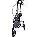Carex 3 Wheel Walker for Seniors, Foldable, Rollator Walker with Three Wheels, Three Wheel Rolling Walker Height Adjustable for Seniors, Blue, Trio, Folding