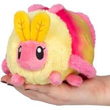 Squishable - Snugglemi Snacker Rosy Maple Moth - Garden Collection - 7 in - Soft Toy Collectible Stuffed Animal - Beans