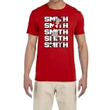Red Ohio Jeremiah Smith Text Pic T-Shirt Youth Large