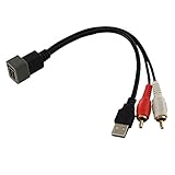 USB Kabel Adapter Kompatibel für New Nissan OEM Radio USB-Anschluss Eingangshaltekabel