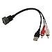 Produktbild GOLITON USB Kabel Adapter Kompatibel für New Nissan OEM Radio USB-Anschluss Eingangshaltekabel