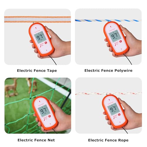 Image of Electric Fence Voltage Tester, 15KV Digital Electric Fence Voltage Tester, Digital Display High Voltage 200-15000V Gardening Tools