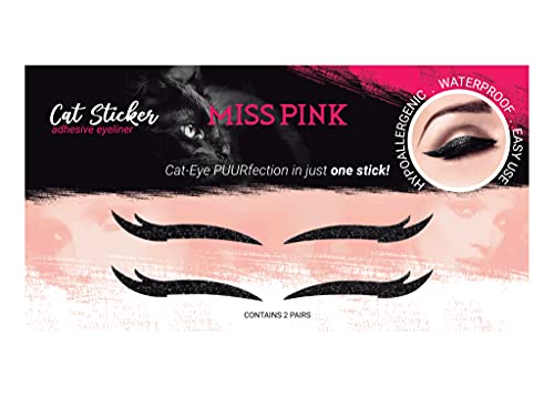 Lioness (3)- CAT STICKER - ADHESIVE EYELINER