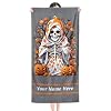 Personalized Beach Towels Halloween Skull Sand Free Absorbent Beach Accessories for Beach Travel Pool Bath Decor 30 Wx60 L