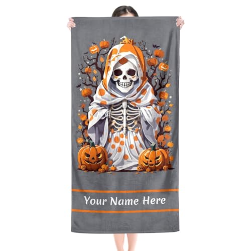 Personalized-Beach-Towels-Halloween-Skull-Sand-Free-Absorbent-Beach-Accessories-for-Beach-Travel-Pool-Bath-Decor-30-Wx60-L Personalized Beach Towels Halloween Skull Sand Free Absorbent Beach Accessories for Beach Travel Pool Bath Decor 30 Wx60 L