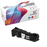 AZ Compatible Toner Cartridge Replacement for Dell 2130 Use in Color Laser 2130CN Color Laser 2135CN (Black, 1-Pack)