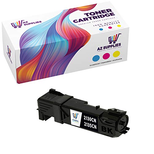 AZ Compatible Toner Cartridge Replacement for Dell 2130 Use in Color Laser 2130CN Color Laser 2135CN (Black, 1-Pack) AZ Compatible Toner Cartridge Replacement for Dell 2130 Use in Color Laser 2130CN Color Laser 2135CN (Black, 1-Pack)