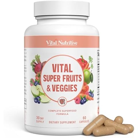 Vital Nutritive Super Fruits & Veggies Capsules Cover