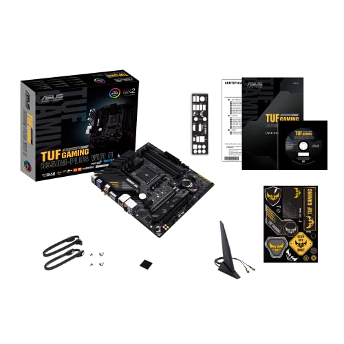 image for ASUS TUF GAMING B550M-PLUS WiFi II AMD AM4 (3rd Gen Ryzen) microATX mo
