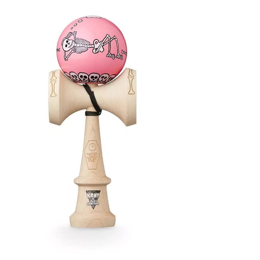 Krom Kendama Jody Barton Skeletons - Juego al Aire Libre