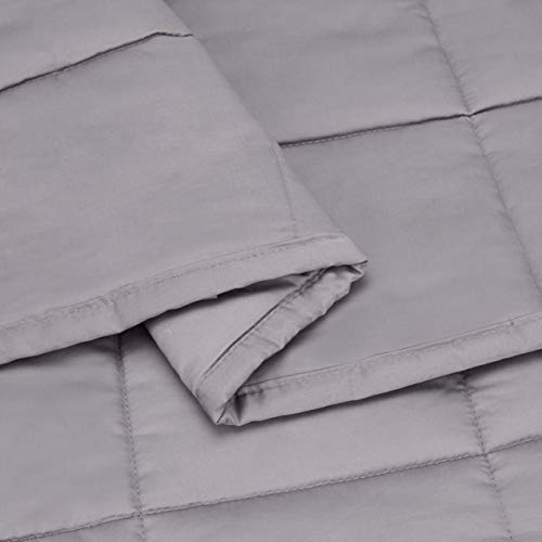 Amazon Basics Couverture lestée en coton, toutes saisons, 5,4 kg, 150 x 200 cm (grand lit/Queen size), gris foncé Amazon Basics Couverture lestée en coton, toutes saisons, 5,4 kg, 150 x 200 cm (grand lit/Queen size), gris foncé