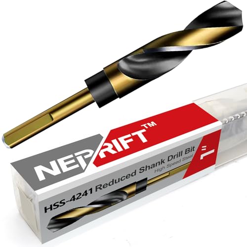 1 Inch Drill Bit Reduced Shank High Speed Steel 4241 for Metal and Steel