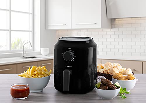 Fritadeira Air Fryer Sem Óleo Midea Preta 3,0L 220V