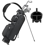 Findway Petit Sac de Golf Pencil, Sac de Golf Léger et Portable avec Stand, Diviseur 3 Zones, Sangle Réglable Rembourrée, 5 Pochettes et Poignée de Transport   Homme et Femme