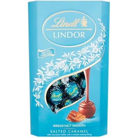 Lindt Lindor Salted Caramel Truffles Box Cover