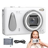 Digital, Kamera, Fotogerät, 18X Zoom, Anti-Shake Autofokus, 4K 2,4 Zoll Bildschirm, Vlogging Reise Hochzeit Geburtstag für Studenten 2,4 Zoll, Student Travesl Geburtstag