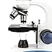 AmScope M158C-E5 40X-1000X Biology Science All-Metal Optical Glass Lens Student Microscope with 5MP Digital Camera
