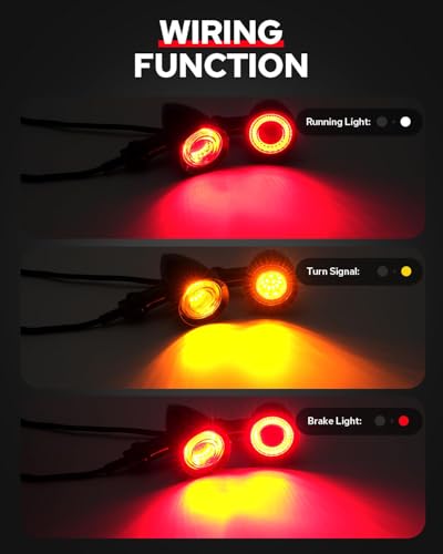 image for Benlari Motorcycle Bullet 48 LEDs Rear Turn Signal Light SMD Blinker I