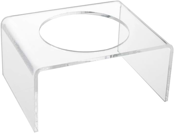 SOURCE ONE Shaved Ice Flower Cup Holder display stand clear