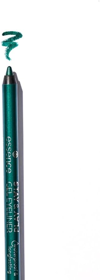 | Stay & Play Gel Eyeliner | Super Soft Gel-like Texture | Waterproof & Longlasting | Vegan & Cruelty Free (07 Emerald Dragon)