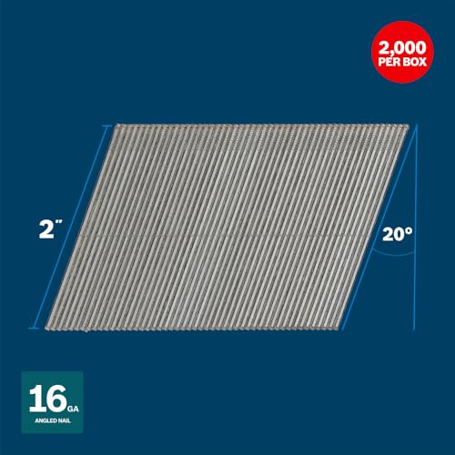 Bosch GNH16G200GV 2 In. x 16ga 20-Degree Finish Nails (2000 Per Box) by Bosch - Image 3