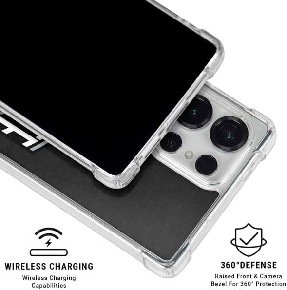 Skinit Clear Phone Case Compatible with Galaxy S25 Ultra - Officially Licensed Ohio State University OSU Buckeyes Black Design
