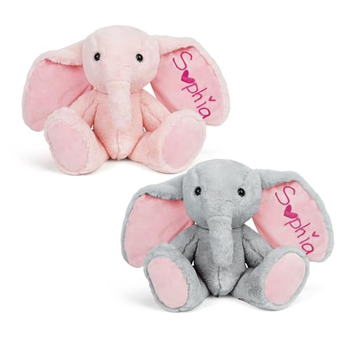 Baosity Personalized Plush Elephant