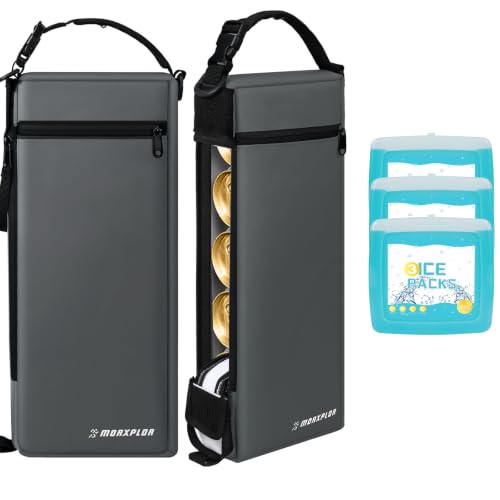 MORXPLOR Golf Cooler Bag - 6 Can Insulated Beer Sleeve Soft Cooler,Golf Cart Accessories,Golf Club Bag Accessories