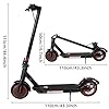 Elektro Scooter mit straßenzulassung, 3 Geschwindigkeitsmodi, 10,4 Ah Klasse A Akku,35km Meilen Reichweite & 120 kg Traglast, 8,5 Zoll Faltbarer Elektroroller