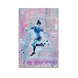 Vintage-Sportposter mit Ölgemälde-Stil, 