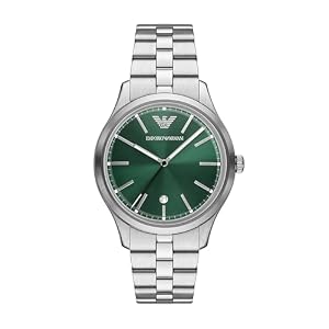 Emporio Armani Three-Hand Stainless Steel Watch AR11734