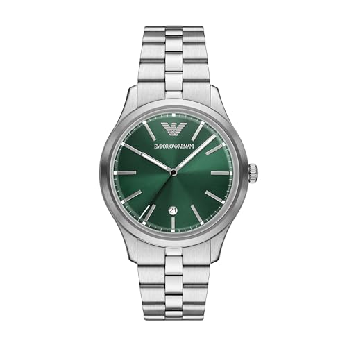 Emporio Armani Three-Hand Stainless Steel Watch AR11734