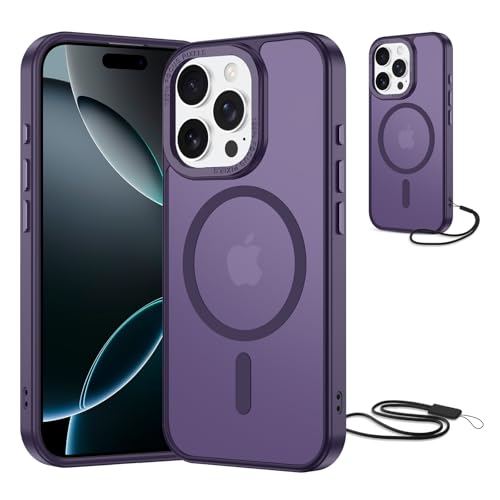 NEW'C Magnetisch Hülle für iPhone Serie kompatibel mit MagSafe Ultimate, stoßfest – starker Magnetismus und militärischer Schutz